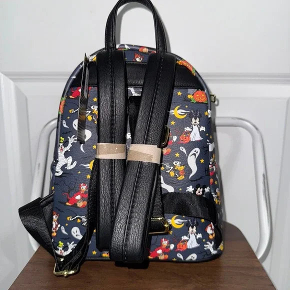 Mickey and Friends Not So Scary AOP Loungefly Backpack - Picture 3 of 6